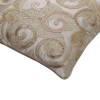 Gold Scroll Polyester Cushion Cover