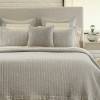 Stanley Cotton Grey Quilted Bedspread
