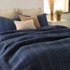 Link Indigo Cotton Quilted Bedspread