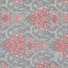 Embroidered Fabric Dayna Coral