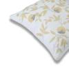 Summervine Cotton Ivory Yellow Cushion cover