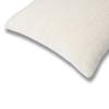 Solid Handloom Ivory Cotton Cushion Cover
