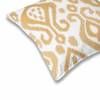 Nusa Ikat Ivory Amber Cotton Cushion Cover