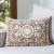 Maeva Suzan Linen Brown Multi Cushion Cover