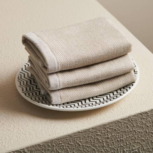 CLAY BAMBOO HAMMAM TERRY CLAY COTTON Set of 2 Face Towel