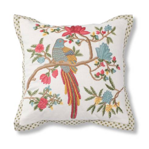 Evelyn Cotton Ivory Multi Cushion Cover
