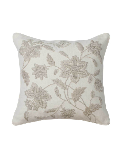 FLUER IVORY NATURAL CUSHION COVER 46 X 46 CM