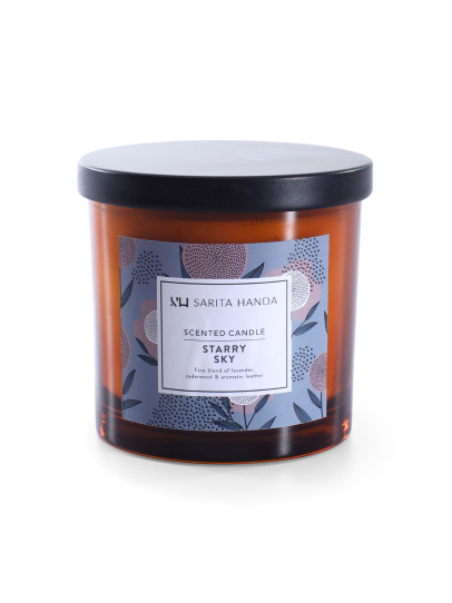 STARRY SKY SCENTED JAR CANDLE WITH LID