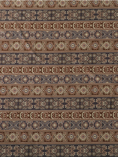 PRINTED FABRIC FEZ BROWN