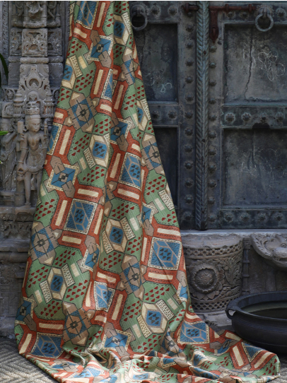 PRINTED FABRIC KALEIDOSCOPE MULTI