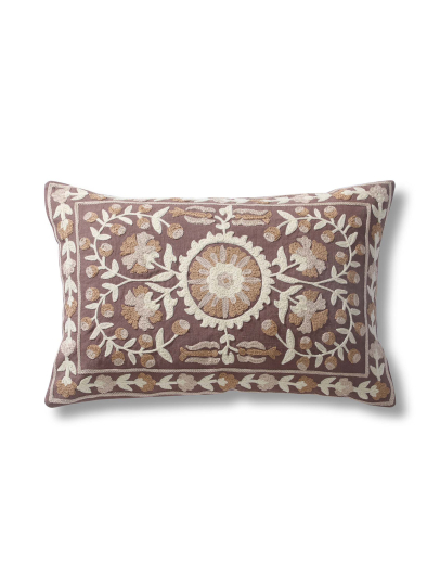 MEAVA SUZAN BROWN MULTI CUSHION COVER 36 X 51 CM