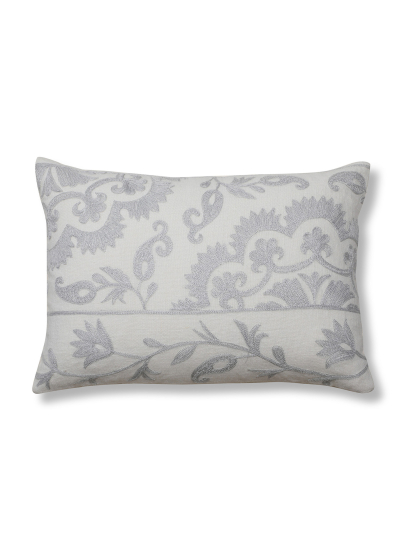 KULOB IVORY BLUE CUSHION COVER 36 X 51 CM