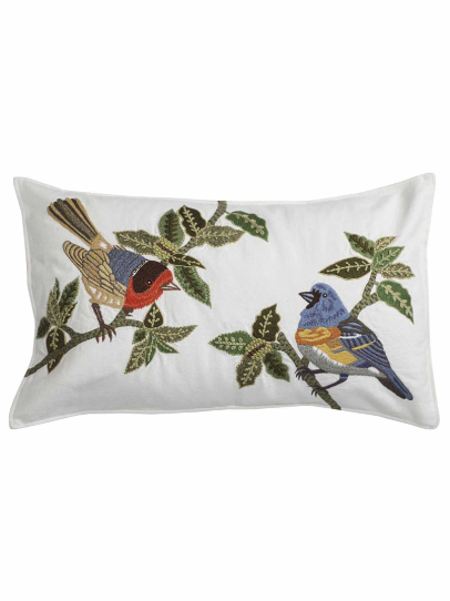 BIRD 2 IVORY MULTI LUMBAR 66 X 41 CM