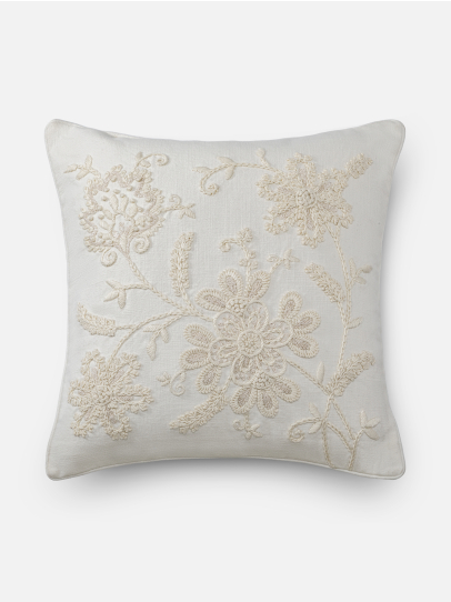 VERSALIS IVORY CUSHION COVER 46 X 46 CM