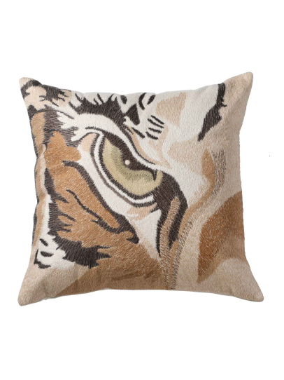 TIGER EYE BEIGE CUSHION COVER 46 X 46 CM