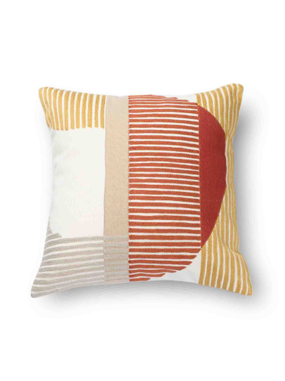 ARC 2 IVORY CORAL CUSHION COVER 46 X 46 CM