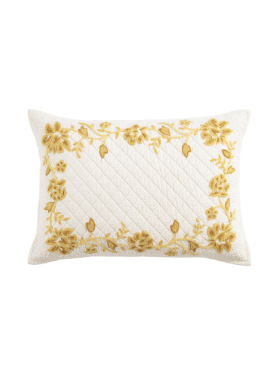 BLOSSOM IVORY YELLOW CUSHIONS 36 CM x 51 CM (14 IN x 20 IN)