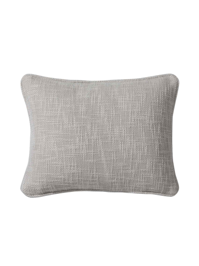 SOLID JUTE SILVER GREY CUSHIONS 30 CM x 41 CM (12 IN x 16 IN)