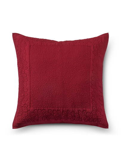 CAMELLIA MAROON EURO 66 CM x 66 CM (26 IN x 26 IN)