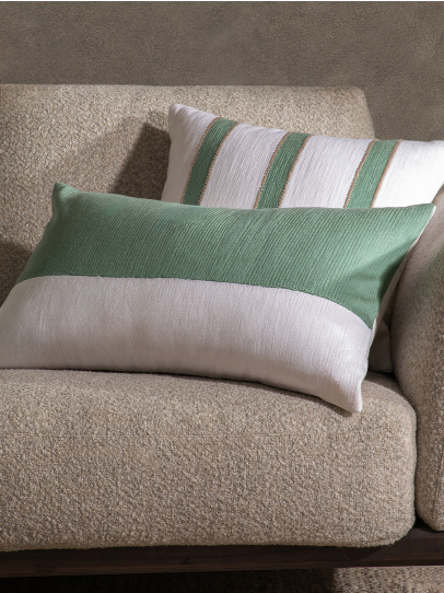 SANTIAGO SEA GREEN LUMBAR 41 CM x 66 CM (16 IN x 26 IN)