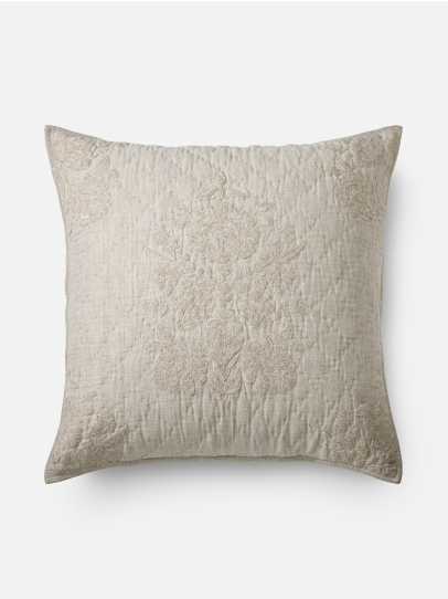 MARGARET BEIGE EURO 66 CM x 66 CM (26 IN x 26 IN)