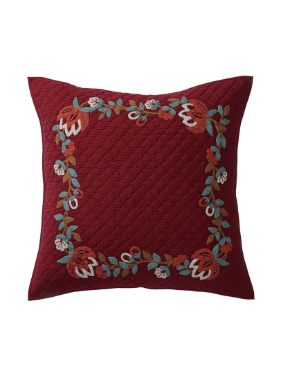 JAFFA MAROON MULTI EURO 66 CM x 66 CM (26 IN x 26 IN)