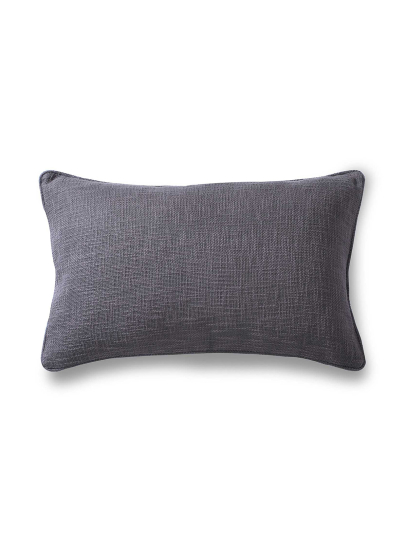 SOLID JUTE CHARCOAL LUMBAR 41 CM x 66 CM (16 IN x 26 IN)