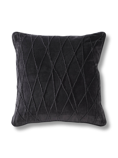 LINEARA CHARCOAL CUSHIONS 46 CM x 46 CM (18 IN x 18 IN)