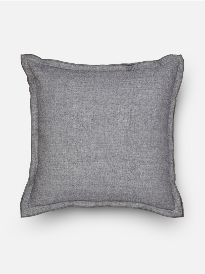 HANNAH LINEN CHARCOAL CUSHION COVER 56 X 56 CM
