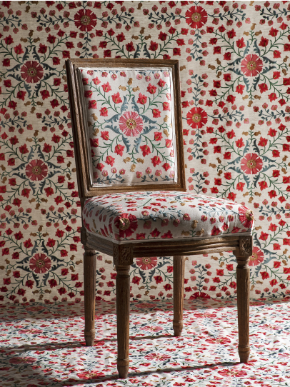 EMBROIDERED FABRIC BRYONIA MULTI
