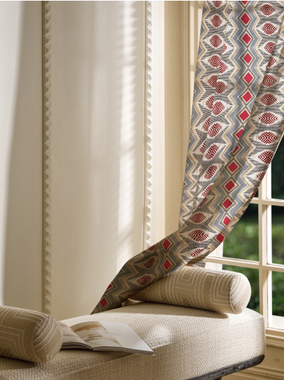 EMBROIDERED FABRIC ANCESTRAL MULTI