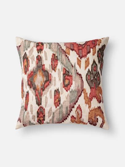 SUKHA IKAT RUST CUSHION COVER 51 X 51 CM