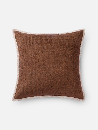 BOUCLE AUTUMN LEAVES MULTI CUSHION COVER 46 X 46 CM