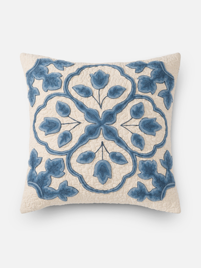 VERA BLUE CUSHION COVER 51 X 51 CM