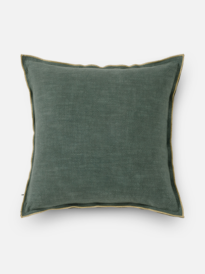 MERROW EDGE GREENLIGHT GREEN CUSHION COVER 46 X 46 CM