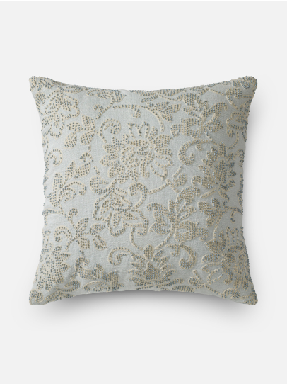 ARIA1 BLUE CUSHION COVER 46 X 46 CM