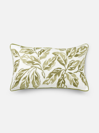 LUSH LEAF GREEN CUSHION COVER 36 X 61 CM