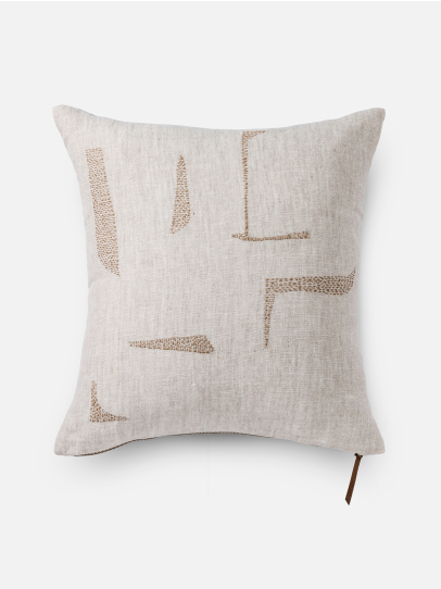 CUSHION ZEN 6 NATURAL 51X51 CM
