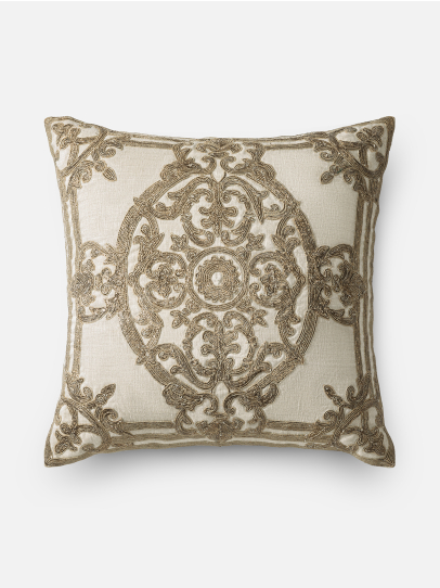 FREYA IVORY CUSHION COVER 51 X 51 CM