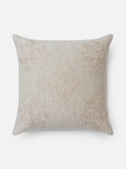 CUSHION MARGARET 1 NATURAL 51X51 CM