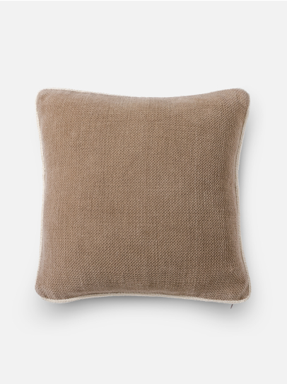 ASHTON TAN CUSHION COVER 51 X 51 CM
