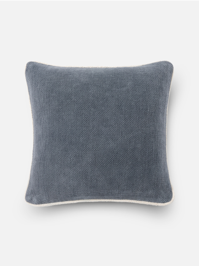 ASHTON CHARCOL CUSHION COVER 51 X 51 CM