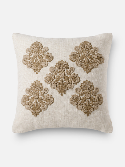 CHERYL BEIGE CUSHION COVER 46 X 46 CM