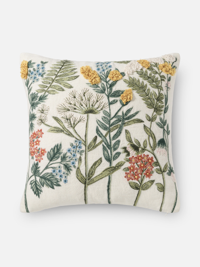 HARMONY GREEN CUSHION COVER 46 X 46 CM