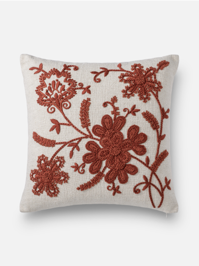 VERSAILLES CORAL CUSHION COVER 46 X 46 CM
