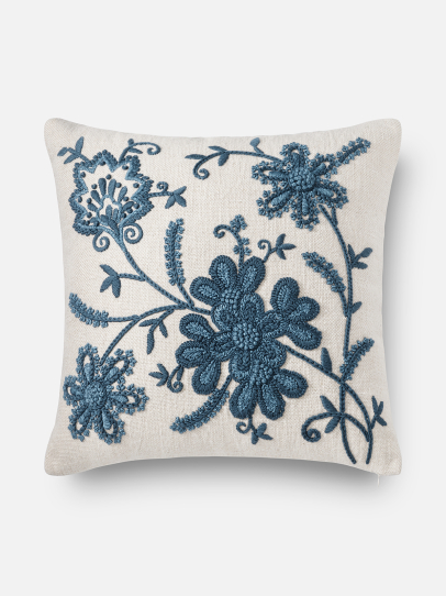 VERSAILLI BLUE CUSHION COVER 46 X 46 CM
