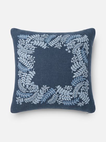 MORNING GLORY BLUE CUSHION COVER 46 X 46 CM