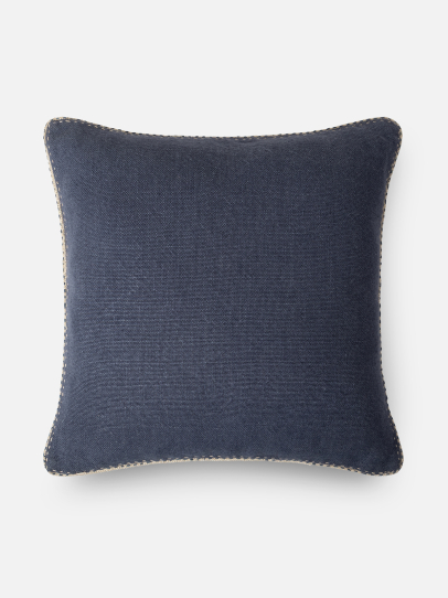 CARSON BLUE CUSHION COVER 51 X 51 CM