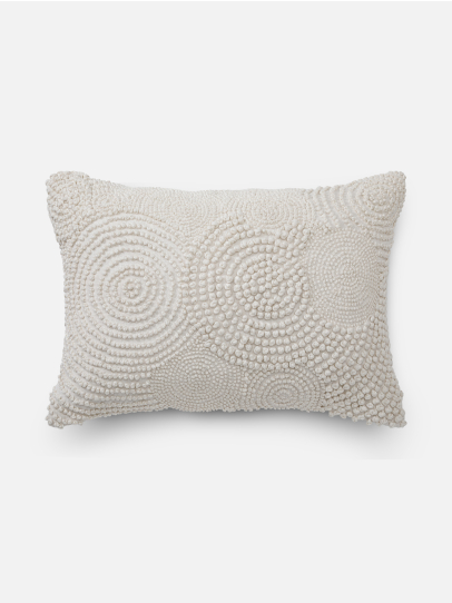 ILLUSION2 IVORY CUSHION COVER 36 X 51 CM