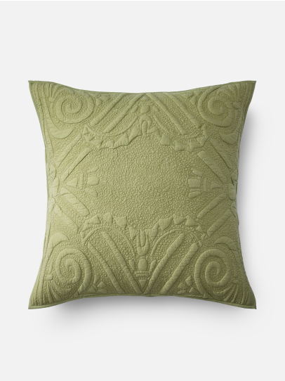 ALEXANDRIA GREEN CUSHION COVER 66 X 66 CM
